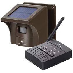 1/2 Mile Solar Driveway Alarm Sytem Wireless Long Range Outdoor Weather Resistant Motion Sensor & Detector- Driveway Alarms Wireless Outside Monitor & Protect