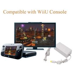 Console Charger for Wii U, AC Adapter Power Supply Replacement for Nintendo WiiU Console (Not Compatible with Nintendo Wii)