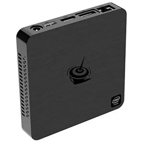 Beelink T4 Mini PC with Win10 OS, Intel Quad-Core Atom X5-Z8500 Mini Computer, 4G RAM+64GB eMMC, 2.4G/5G Dual WiFi,Gigabit Ethernet, HDMI&DP Ports Support Dual Display,Mounting Bracket,Auto Power On