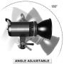 Bi-Color LED Video Light, GVM 100W Photography Lighting with Bowens Mount, APP Control System, Lantern Softbox Video Lighting Kit for YouTube Outdoor Studio, Dimmable 3200K-5600K, CRI 97+