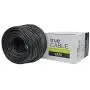 trueCABLE Cat6 Plenum (CMP), 1000ft, Black, 23AWG 4 Pair Solid Bare Copper, 550MHz, ETL Listed, Unshielded Twisted Pair (UTP), Bulk Ethernet Cable
