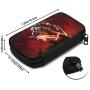 Hxuedan Doom The Data Cable Storage Bag is A Portable and Independent Design SuitableVFor Travelers to Place The Data Cable, Earphone and Electronic Product Data Cable Storage Bag