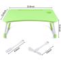 Slendor Laptop Desk Foldable Bed Table Folding Breakfast Tray Portable Lap Standing Desk Notebook Stand Reading Holder for Bed/Couch/Sofa/Floor
