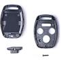 for Honda Key Fob Shell,Replacement Key Shell Housing Keyless Entry Remote Honda Key Fob with Stickers Fit for Honda Accord Civic EX Pilot (3+1 Buttons, 1 Black)