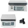 VisionTechShop ACOM PW-200 Digital Portion Control Scale, Dual Display, Lb/Oz/Kg/g Switchable, Low Profile Design, 15lb Capacity, 0.005lb Readability, NTEP Legal for Trade