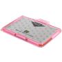 RFID Blocking Badge Holder Landscape DuoLite by Identity Stronghold - FIPS Approved Badge Holder - 100% USA Made (Pink)