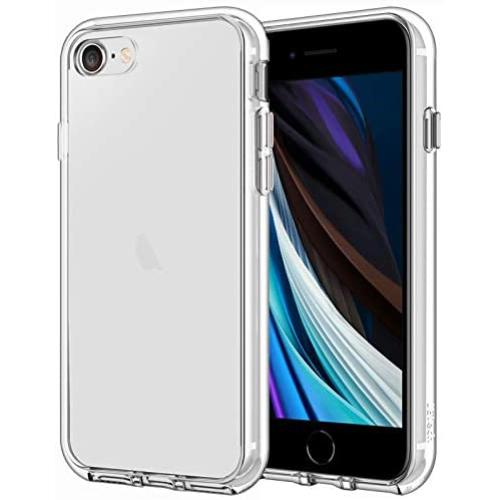 JETech Case Compatible with iPhone 8, iPhone 7, iPhone SE 2020, 4.7-Inch, Shockproof Bumper Cover, Anti-Scratch Clear Back, Clear