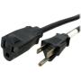 StarTech.com 6 ft Power Extension Cord - NEMA 5-15R to NEMA 5-15P - 14 AWG Power Cable - 125 Volts at 15 Amps - SJT - 6ft (PAC101146)