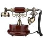 Oumij Old Fashioned Retro Telephone, MS-6100B European Retro Style Push Button Telephone Dial Desk Phone Home Decor Classical