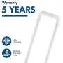 Hyperikon U Bent T8 T10 T12 LED Tube, 2x2 Foot, 40W=18W, Frosted Lens, UL, Crystal White, 8 Pack
