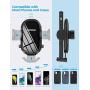 Vent Car Phone Mount, Mpow High Grade Mirror Car Phone Holder with Stable Clip, Adjustable Support Feet Car Mount Compatible with iPhone 12 SE 11 Pro Max XS XR, Galaxy Note 20 S20 S10 and More