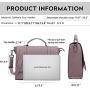 Laptop Briefcase for Women,17 Inch Work Bag Laptop Messenger Bag Spacious Computer Bags for Work Business Travel,purple-17Inch Laptop Briefcase for Women,17 Inch Work Bag Laptop Messenger Bag Spacious Computer Bags for Work Business Travel,purple-17Inch