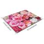 Dynippy Mouse Pad Gaming Mouse Pads Non-Slip Rubber Base Mousepad Square Mouse Mat for Desktops Computer Laptops (Floral Flower)