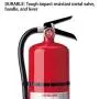 Kidde 466204 Pro 10 Multi-Purpose Fire Extinguisher, UL Rated 4-A, 60-B:C, Easy to Read Gauge, Easy to Pull Safety Pin