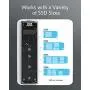 Anker PowerExpand M.2 NVMe and SATA SSD Enclosure Adapter, USB 3.1 Gen2 10Gbps, USB C and Thunderbolt 3 Compatible, Supports M or B&M Keys, and Size 2230/2242 / 2260/2280 SSDs