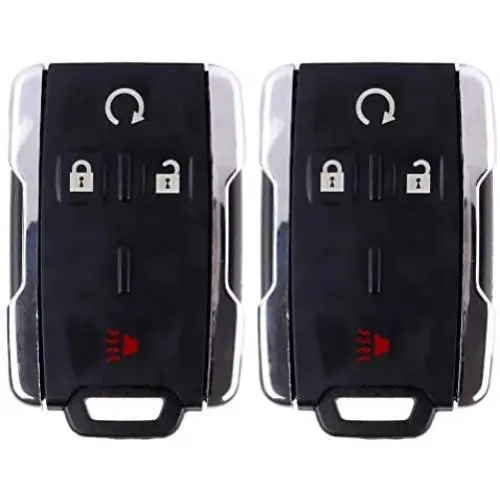 ANGLEWIDE Car Key Fob Keyless Entry Remote SHELL CASE Replacement for 14-17 for Chevrolet Colorado Silverado 1500 Silverado 3500 HD for GMC Sierra Yukon (FCC M3N40821302) 4 Buttons Black 2pad ANGLEWIDE Car Key Fob Keyless Entry Remote SHELL CASE Replacement for 14-17 for Chevrolet Colorado Silverado 1500 Silverado 3500 HD for GMC Sierra Yukon (FCC M3N40821302) 4 Buttons Black 2pad
