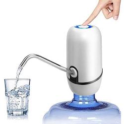 BANGMENG Water Bottle Pump,BPA-Free Electric Drinking Water Pump,USB Rechargeable Portable Water Dispenser,Automatic Shut-off Water Pump Dispenser for Universal 5 Gallon Bottles…