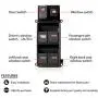 Master Window Switch for Honda Accord Sedan 2003-07 OE#35750-SDA-H12 Power Control Switch Front Left Driver Side Window Switch Comes with a Switch Removal Tool