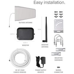 weBoost Home Studio (470166) Cell Signal Booster Kit | DIY Installation | All U.S. Carriers - Verizon, AT&T, T-Mobile & More | FCC Approved