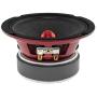 DS18 PRO-X5.4BM Loudspeaker - 5.25'', Midrange, Red Aluminum Bullet, 300W Max, 150W RMS, 4 Ohms - Premium Quality Audio Door Speakers for Car or Truck Stereo Sound System (1 Speaker)