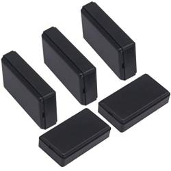 Zulkit 5Pcs Project Boxes ABS Plastic Electrical Project Case Power Junction Box Black 1.97 x 1.10 x 0.59 inch (50 x 28 x 15 mm)