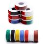 18 awg Solid Wire kit Electrical Wire Cable 7 Colors 16.5ft Each Spool 18 Gauge 0.8mm² Hook up UL1007 Tinned Copper Wire breadboard Wire for DIY