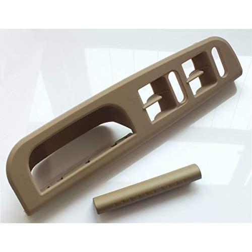 GHXSport Beige Front Left Driver Side Door Master Window Switch Bezel + Handle Trim for 1998-2004 Golf Jetta MK4 / 1999-2005 PASSAT B5