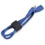 WUWEOT 300 Pack Reusable Cable Ties, Fastening Wire Organizer Cord Rope Holder, 7 Inch Nylon Cable Straps Strips for Computer, Appliance, Electronics Cable Organization (Black)