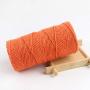Cotton String, 328Feet 2mm Cotton Cord Craft String Baker Twine for DIY Crafts and Gift Wrapping (Orange)