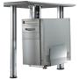 Newstar CPU-D200SILVER Under Desk PC Mount (Suitable PC Dimensions - Height: 39-54 cm/Width: 13-23 cm) - Silver