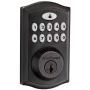 Kwikset 99130-003 SmartCode 913 Non-Connected Keyless Entry Electronic Keypad Deadbolt Door Lock Featuring SmartKey Security, Traditional Venetian Bronze