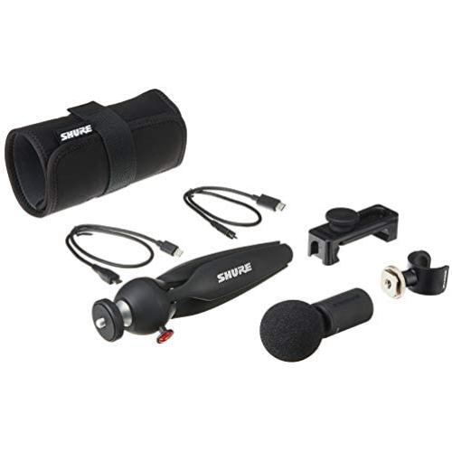Shure MV88+ Video Kit with Digital Stereo Condenser Microphone for Apple and Android