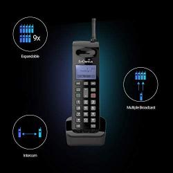 EnGenius FreeStyl 2, Long range, Expandable up to (9) Handsets, 900 MHz, Scalable Cordless Phone with 2-way Radio for Broadcast or Intercom, Coverage up to 100,000 sq ft