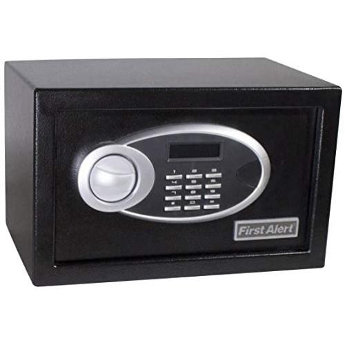First Alert 4003DFB Anti-Theft Safe with Digital LOCK, .31 Cubic-Foot, Black