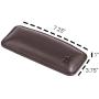 Motte by Castle – Leather Wrist Rest Cushion for Mice, Mouse Pads, and Laptops – Ergonomic Durable Wrist Pad with Anti-Slip Rubber Base (Woodland)