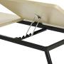 HouseInBox Wooden Laptop Desk, Separated Bed Tray Lap Desk Table, Adjustable Angle Desktop with Foldable Metal Legs, 25.5 x 11.8 Inch (Black)