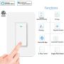 3 Way Smart Wi-Fi Light Switch, Individual 3 Way Switch(only one Needed),Compatible with Alexa Google Assistant & IFTTT,Remote Control, Timing Function No Hub Required,ETL Certified(2-Pack)