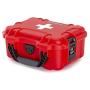 Nanuk 904 Waterproof First Aid Prepper Survival Gear Dust and Impact Resistant Case - Empty - Red