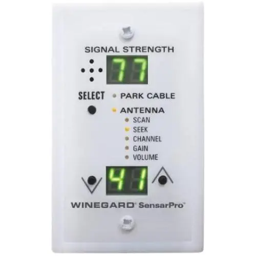 Winegard RFL-342 Sensar Pro White TV Signal Strength Meter, Find Local Digital Programming Fast and Easy Winegard RFL-342 Sensar Pro White TV Signal Strength Meter, Find Local Digital Programming Fast and Easy