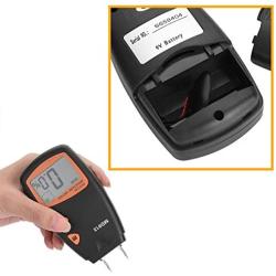 Zopsc Wood Moisture Meter,Digital LED Wood Hygrometer for Bamboo or Wood Products, Cotton, Paper, Herbal Medicines, Plaster