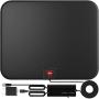 Gesobyte Amplified HD Digital TV Antenna Long 200 Miles Range - Support 4K 1080p Fire tv Stick and All Older TVs - Indoor Smart Switch Amplifier Signal Booster - 18ft Coax HDTV Cable/AC Adapter