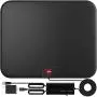 Gesobyte Amplified HD Digital TV Antenna Long 200 Miles Range - Support 4K 1080p Fire tv Stick and All Older TVs - Indoor Smart Switch Amplifier Signal Booster - 18ft Coax HDTV Cable/AC Adapter