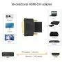 DVI to HDMI Adapter, CableCreation 3-Pack Bi-Directional DVI-D(24+1) Male to HDMI Female Converter,HDMI to DVI Adapter,Support 1080P 3D for PS3,PS4,TV Box,Blu-ray,Projector,HDTV