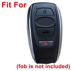 2Pcs Coolbestda 4buttons Key Fob Cover Remote Control Case Keyless Entry Jacket Shell for 2018 2017 Subaru Outback Legacy Forester Sti XV Crosstrek Impreza BRZ WRX