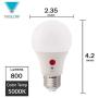 TriGlow T95203 LED Dusk-to-Dawn A19 Bulb, 9W (60W Equivalent) 800 Lumen, Non-Dimmable, Daylight 5000K, Dusk-to-Dawn LED Bulbs