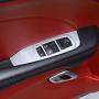Window Lift Switch Button Panel Cover Trim Interior Accessories for Dodge Challenger 2015-2020 (Silver)