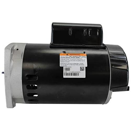 A.O. Smith B2853 1 HP, 3450 RPM, 1 Speed, 230/115 Volts, 6.6/13.2 Amps, 1.25 Service Factor, 56Y Frame, PSC, ODP Enclosure, Square Flange Pool Motor