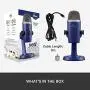 Blue Yeti Nano Premium USB Mic for Recording and Streaming - Vivid Blue