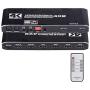 HDMI Matrix Switch 4x2, 4K HDMI Matrix Switcher Splitter 4 in 2 Out Box with EDID Extractor and IR Remote Control Support 4K HDR, HDMI 2.0b, HDCP 2.2, 4K@60Hz, 3D, 1080P