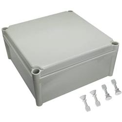 LeMotech Waterproof Dustproof IP67 Junction Box DIY Case Enclosure Gray 11 x 11 x 5.1 inch (280 x 280 x 130 mm)